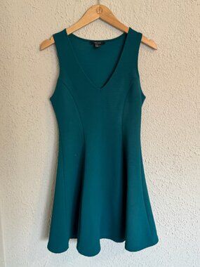 Teal Skater Dress
